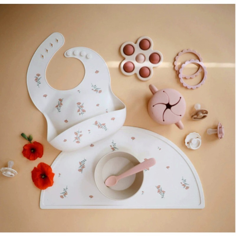 Silicone Baby Bibs - Suit Cute Feeding Bib, Food Bib,