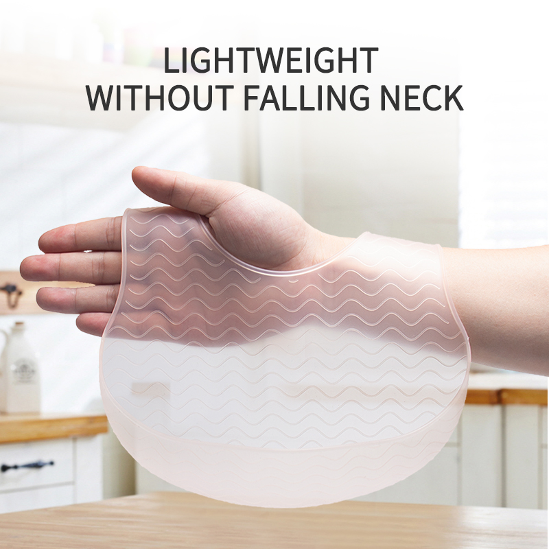 Silicone Baby Bibs - 1pc BabySilicone Jelly Bib Ultra Lightweight