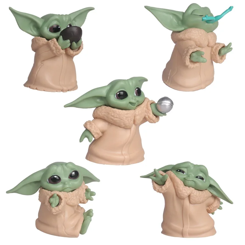 Baby Yoda Products - Bandai 5pcs Star Wars Toys Master