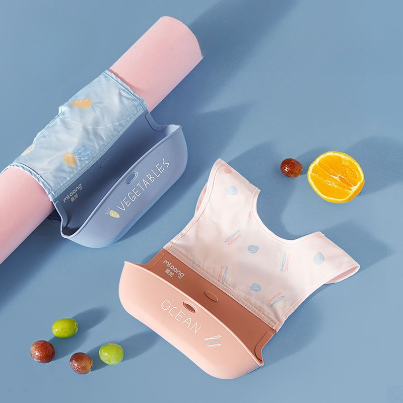 Children's Waterproof Bib Baby - Silicone Baby Bibs 评论和价格