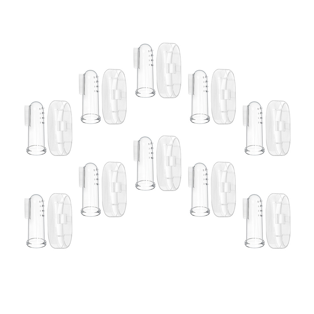10 Sets Baby Finger Toothbrush - Baby Products Hygiene 评论和价格