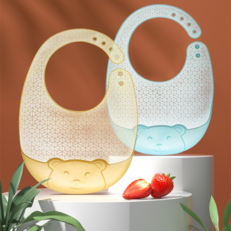Baby eating bib, complementary - Silicone Baby Bibs 评论和价格