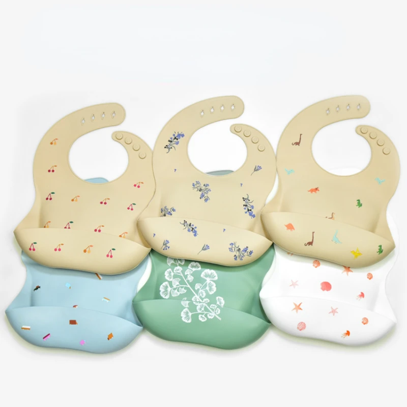 INS Baby Bibs BPA Free Waterpr - Silicone Baby Bibs 评论和价格