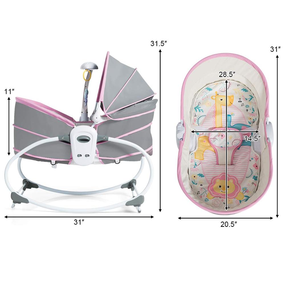 5 In 1 Baby Rocker Infant Swin - Baby Swing Bouncer 评论和价格