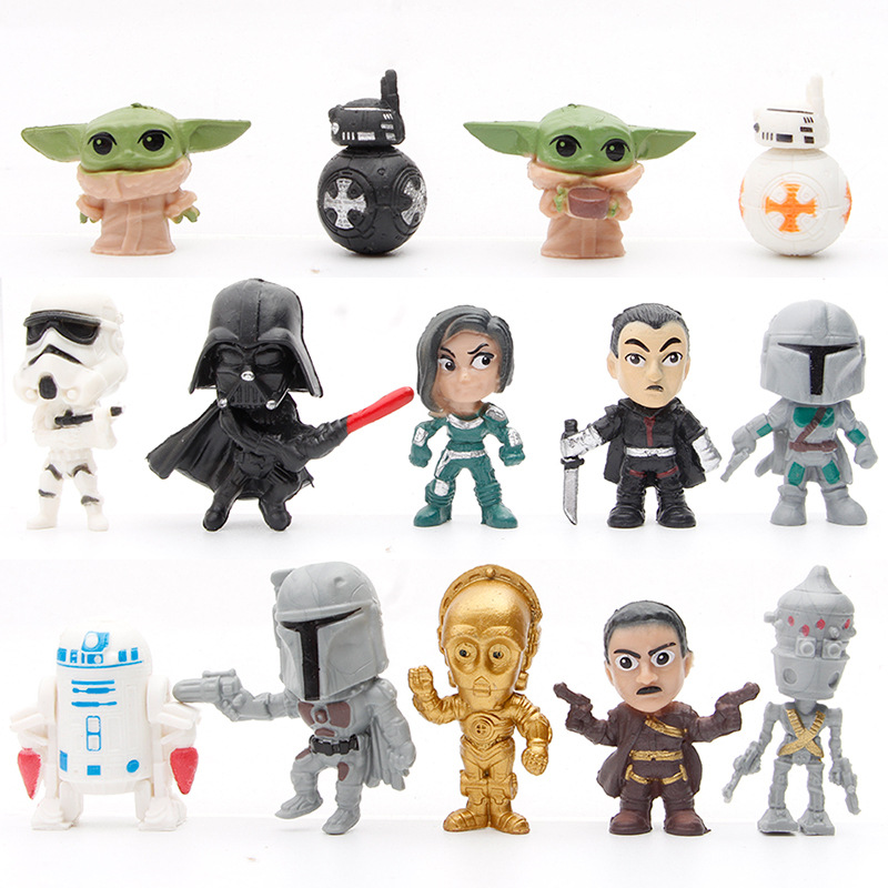14-16pcs/set Darth Vader The M - Baby Yoda Products 评论和价格