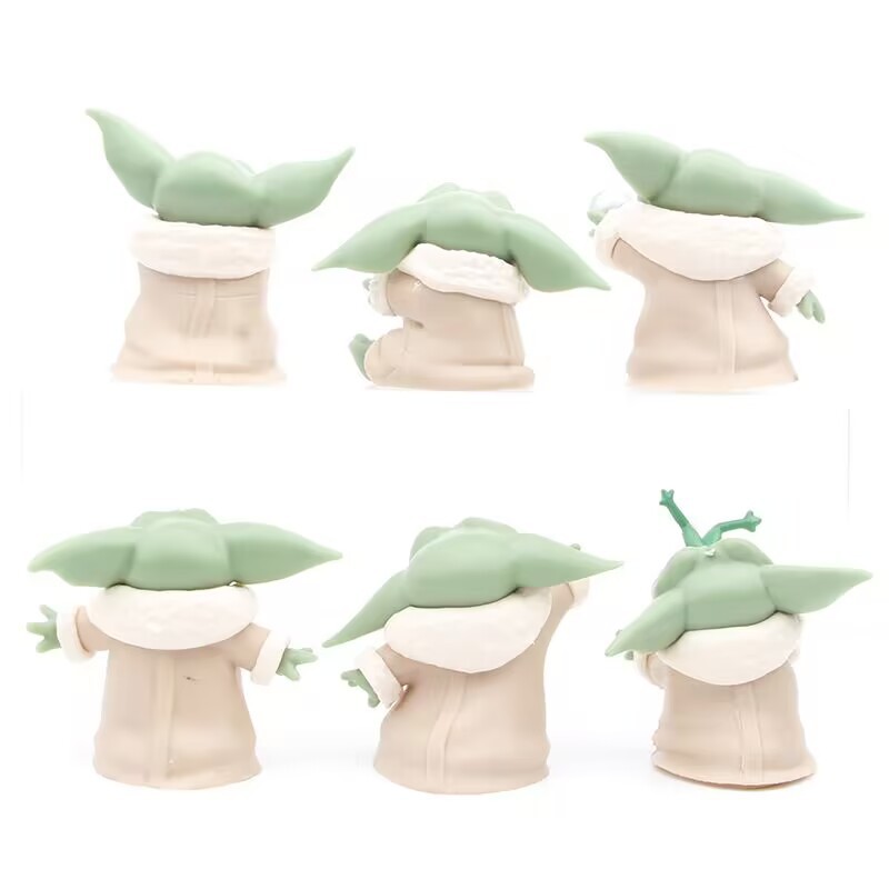 6PCS Star Wars 4-6cm ToyS Mast - Baby Yoda Products 评论和价格
