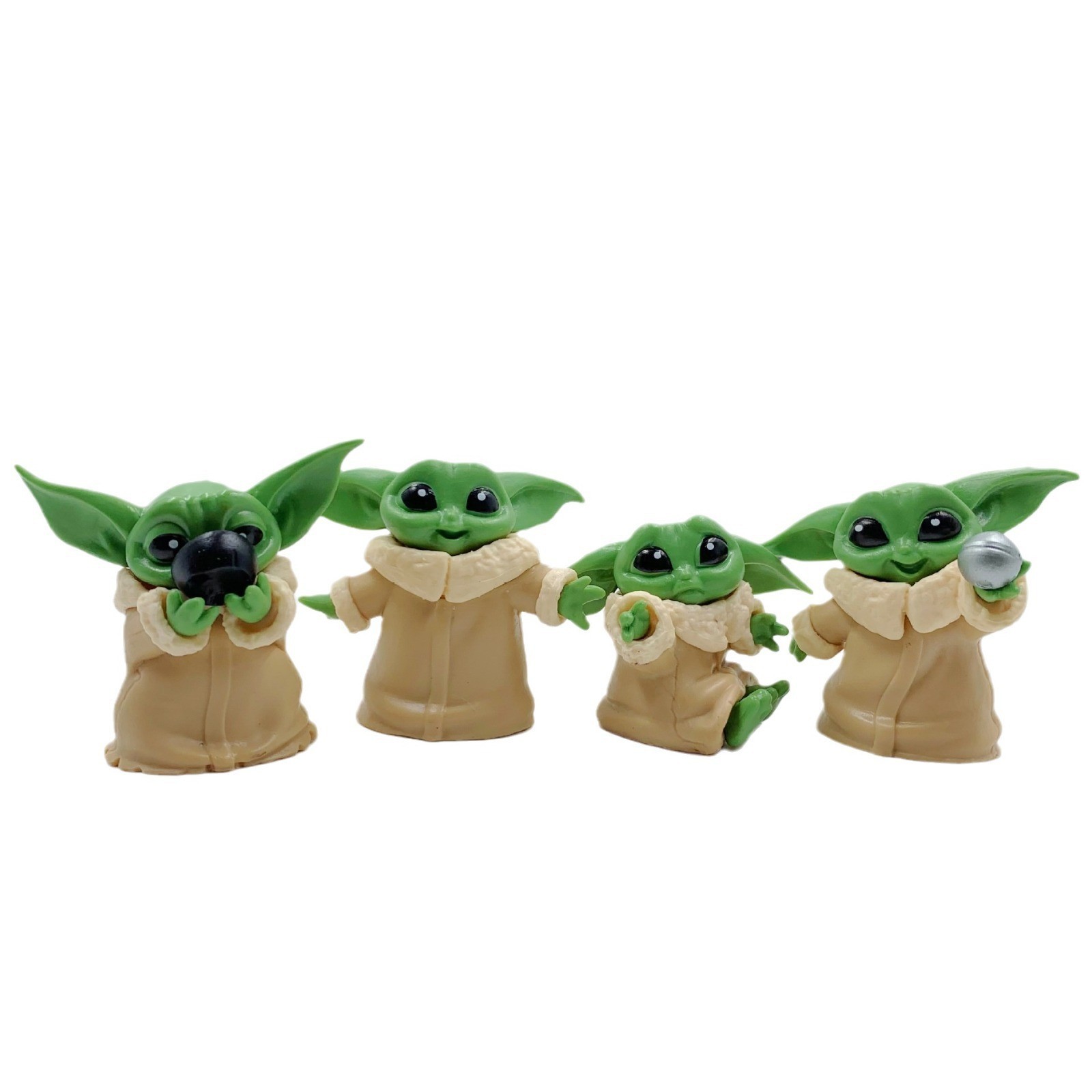 6PCS Star Wars 4-6cm ToyS Mast - Baby Yoda Products 评论和价格