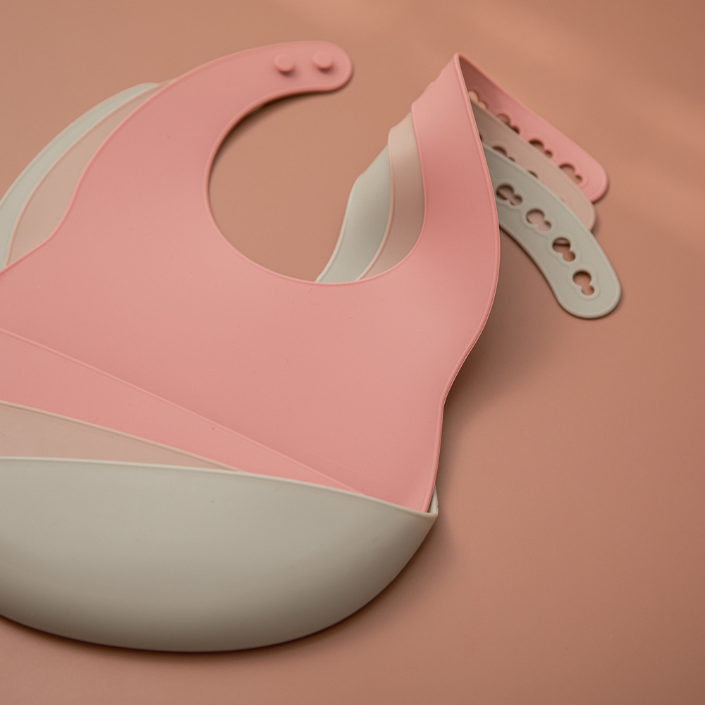 1pc Adjustable Baby Silicone B - Silicone Baby Bibs 评论和价格